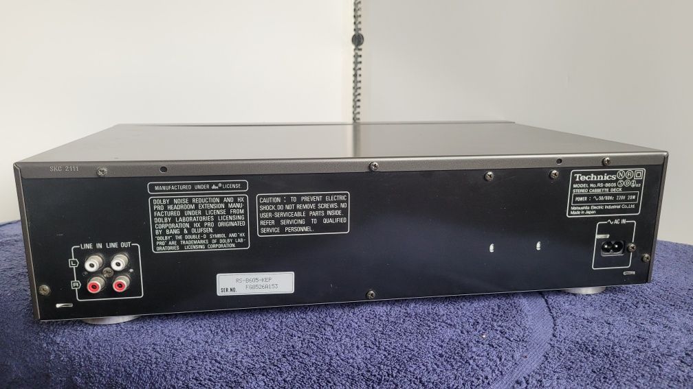 Magnetofon Technics RS-B605, Głowica Aiwa DX.