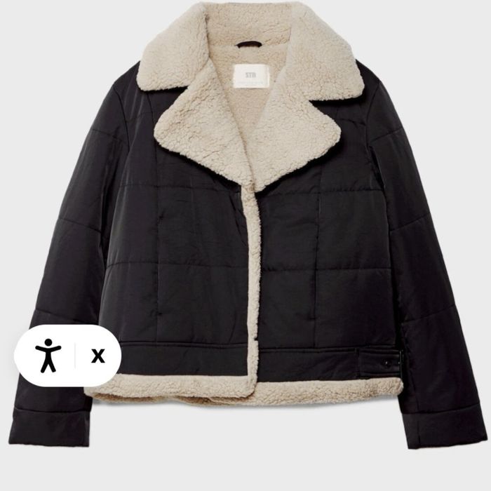 Куртка косуха авіатор stradivarius M