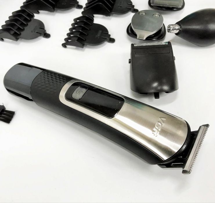 Машинка для стрижки, тример, триммер з насадками для волосся, волос