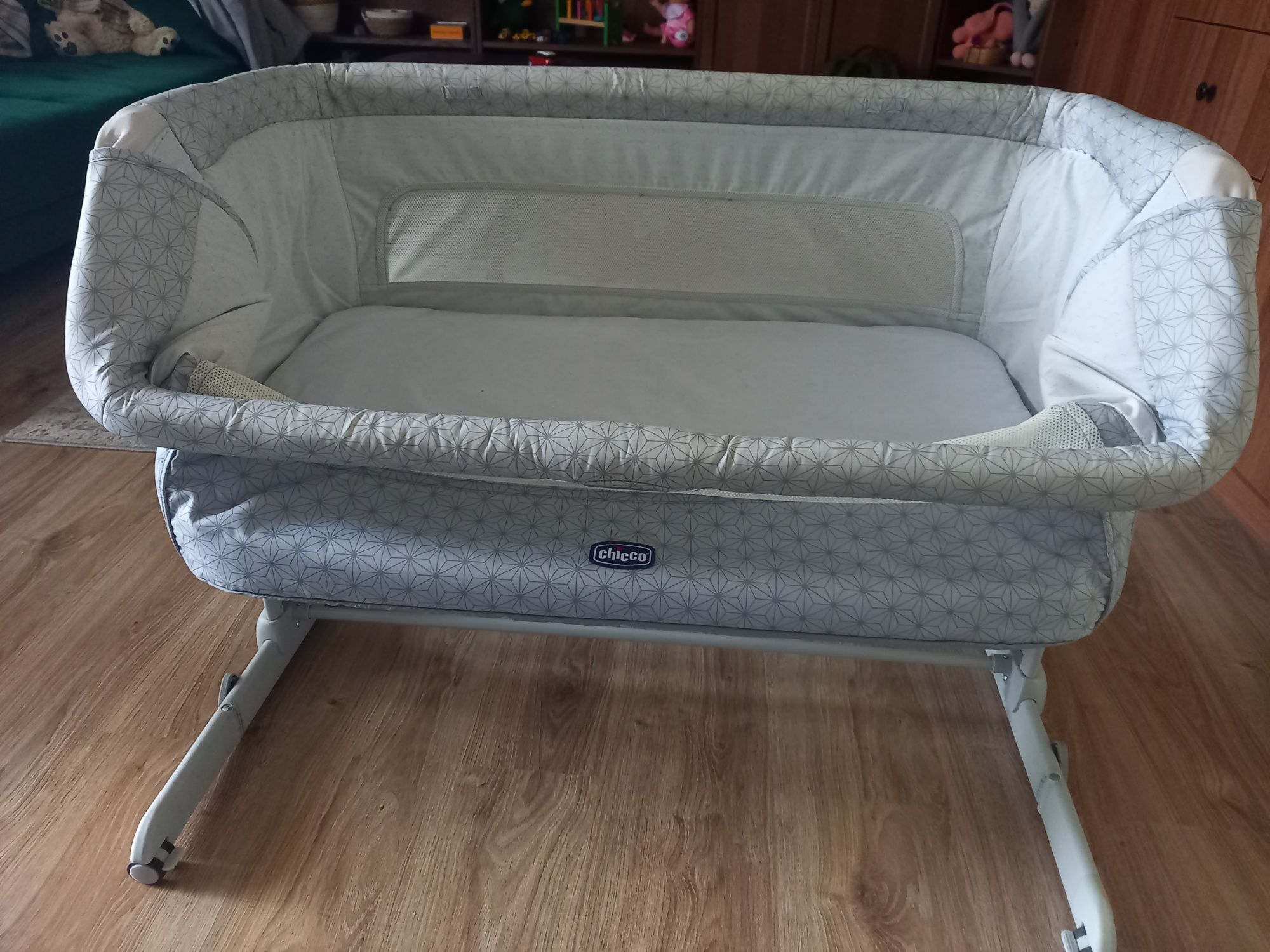 Chicco next2me dream + moskitiera i mata oddychająca