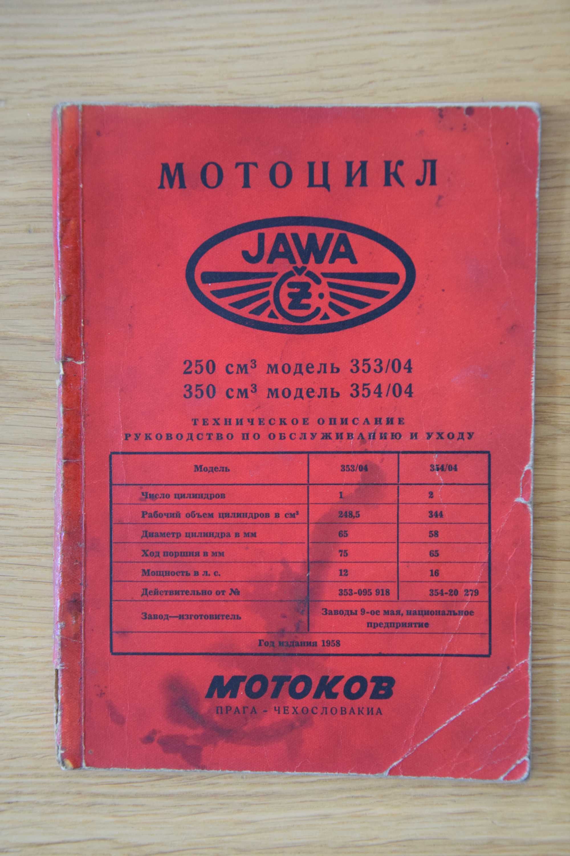 Instrukcja katalog JAWA cz wsk shl junak romet komar