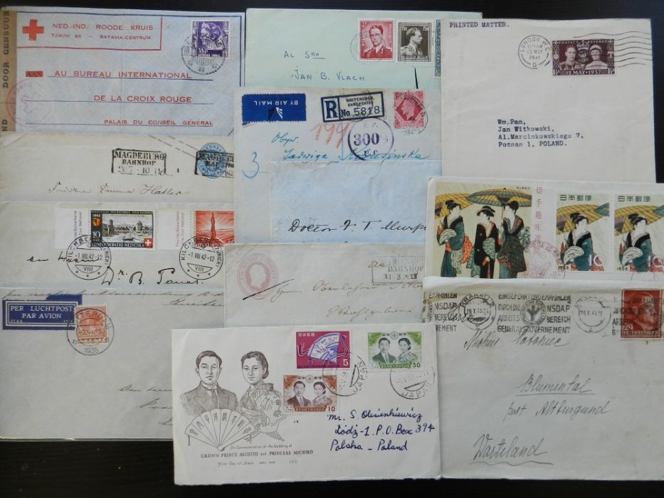 Stare listy / koperty / znaczki