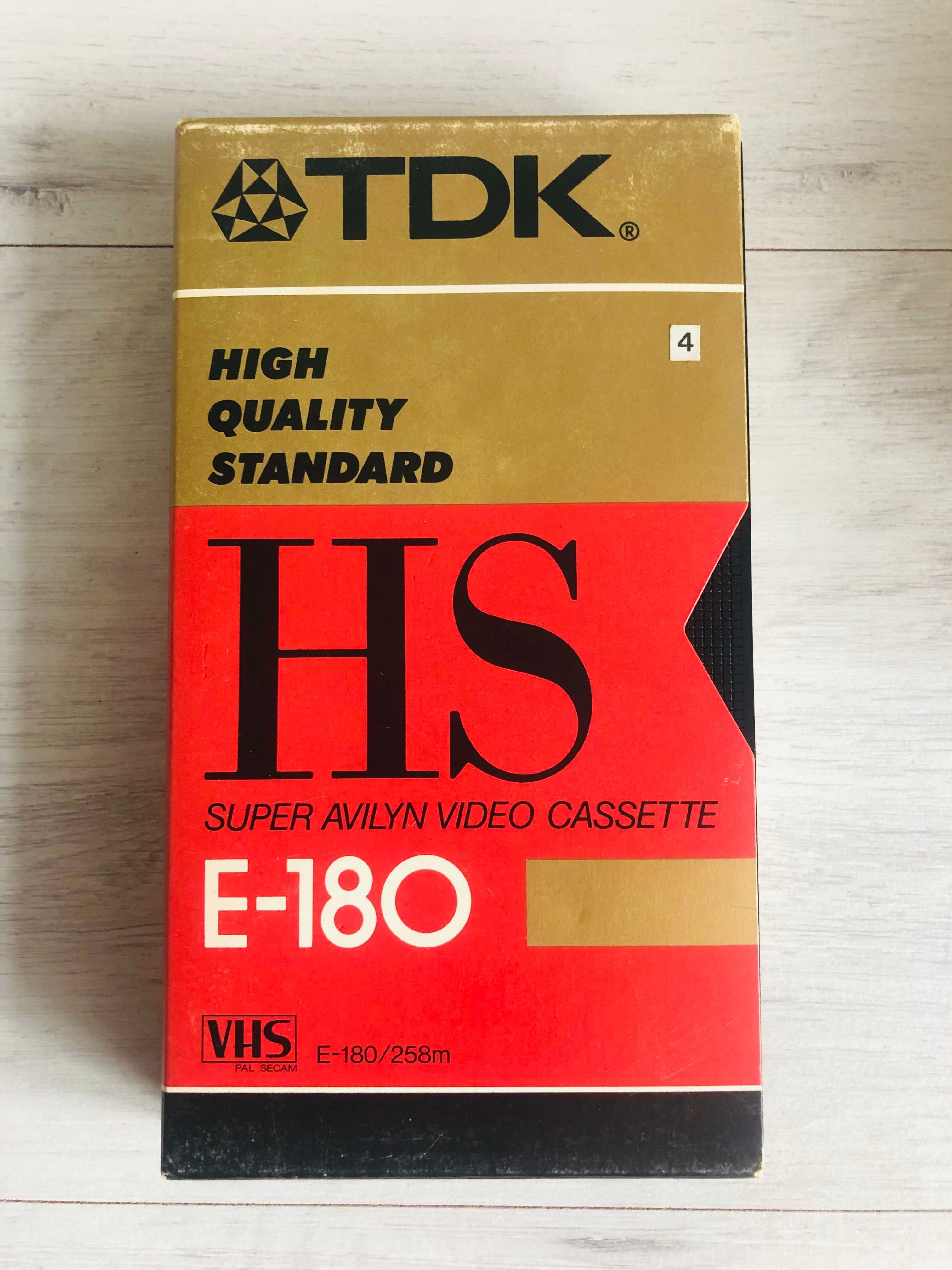 Kaseta video VHS TDK 180 min PRL