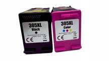 Nowe Tusze Do Hp 305 Xl Deskjet Zestaw Kolor Czarny Ink Cartridge