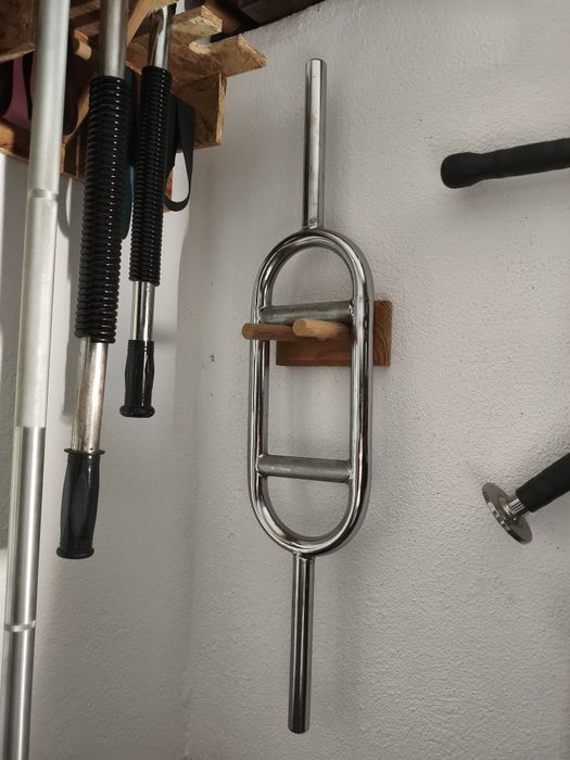 Barra musculação martelo Decathlon