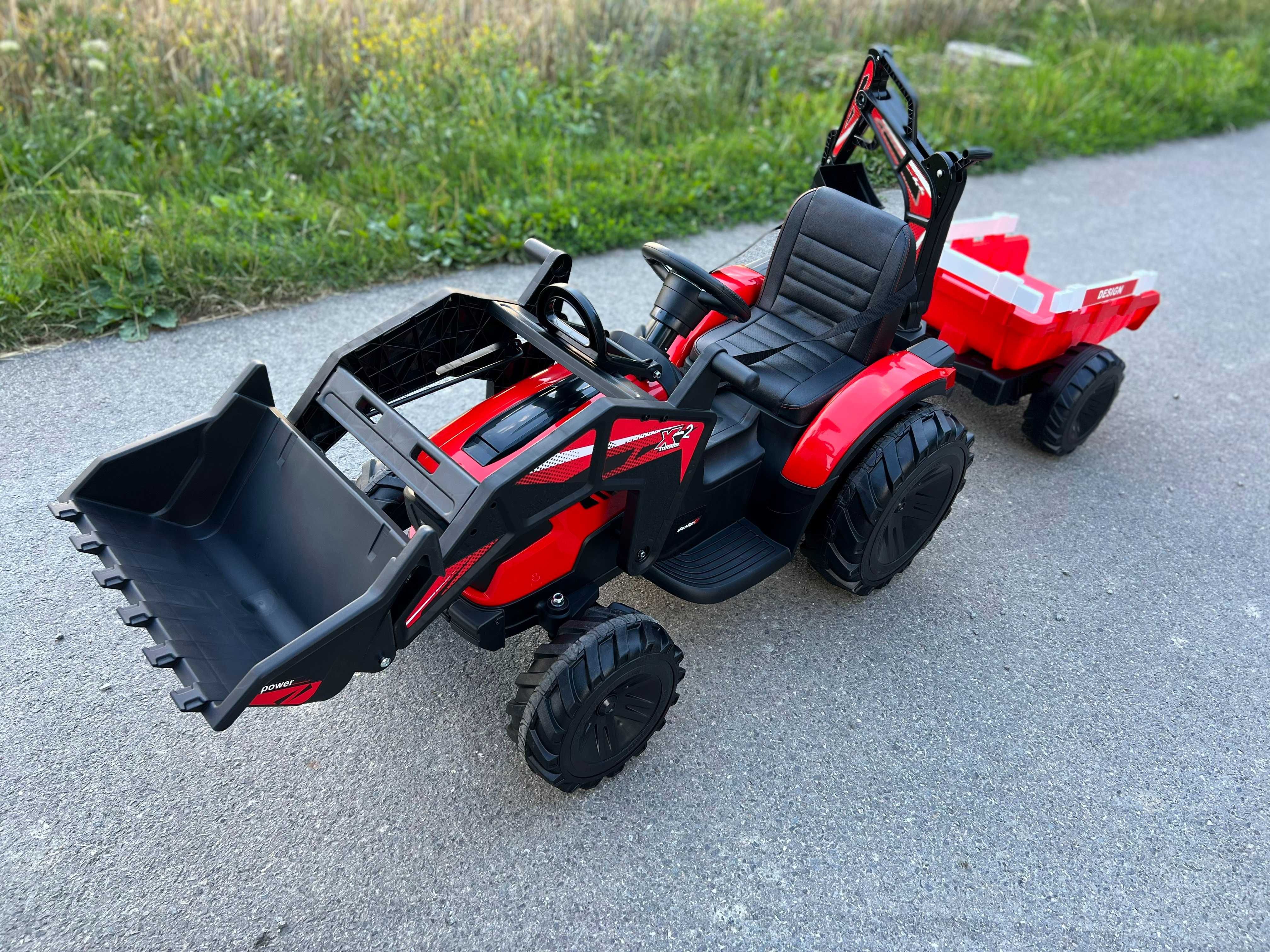 Traktor XXL na akumulator SX2068 dla dzieci autko 24V POWIĘKSZONY AKU!