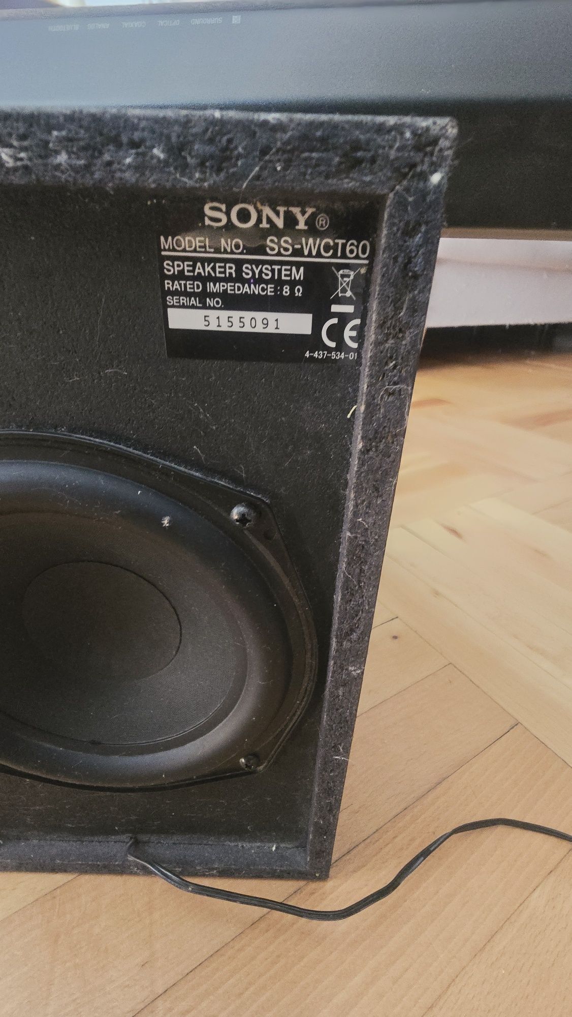 Głośnik soundbar Sony SS-WCT60.