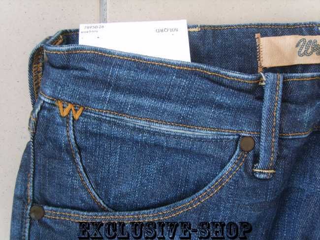 Jeansy Wrangler Lia , spodnie damskie W28 L34 pas 74 cm