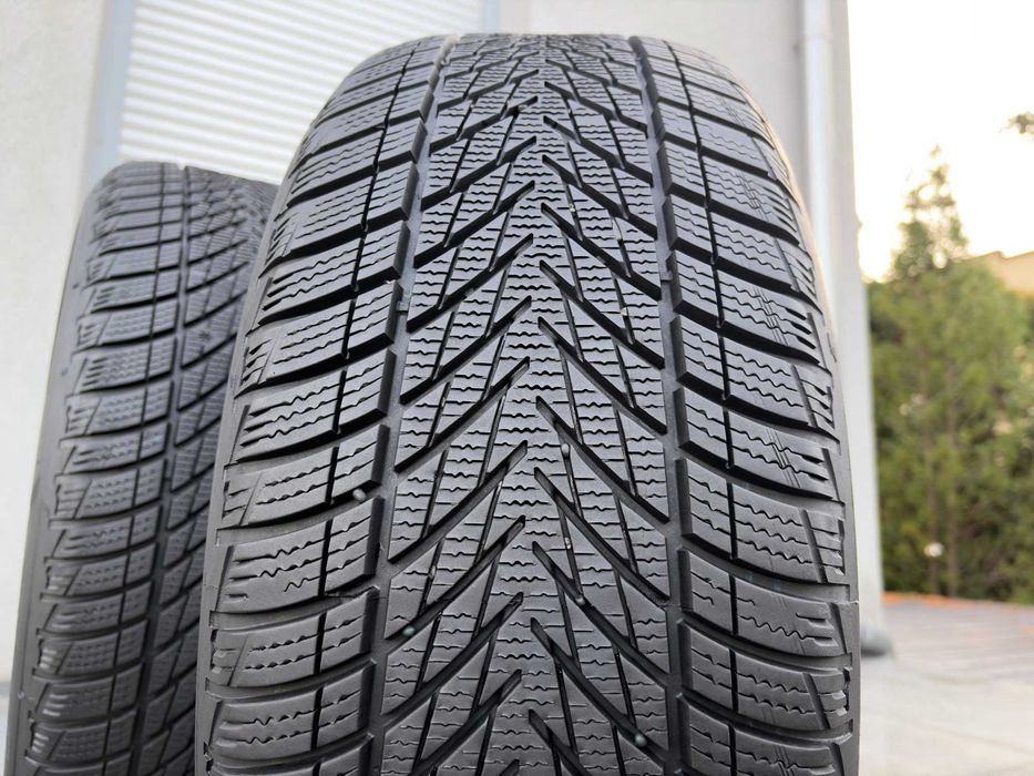 2szt zimowe 225/55R17 GoodYear 6,7mm 2024r świetny stan! Z1054 gwaranc