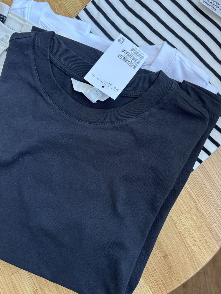 Базова футболка H&M, футболка в смужку