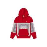 Supreme The x North Face Bandana Hooded Sweatshirt Red