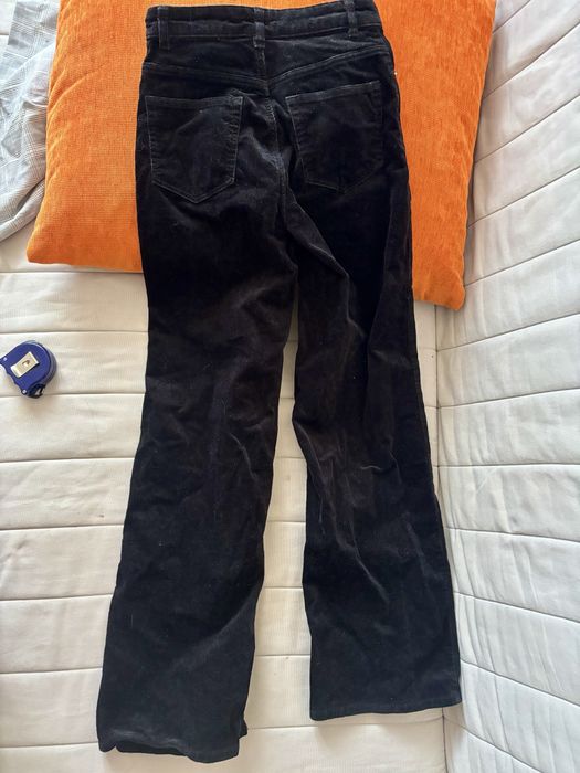 Dlugie jeansy szerokie nogawki H&M