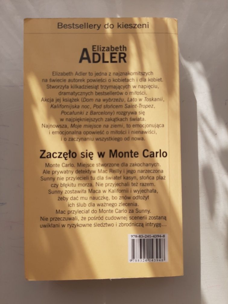Elizabeth Adler "Zaczęło się w Monte Carlo"