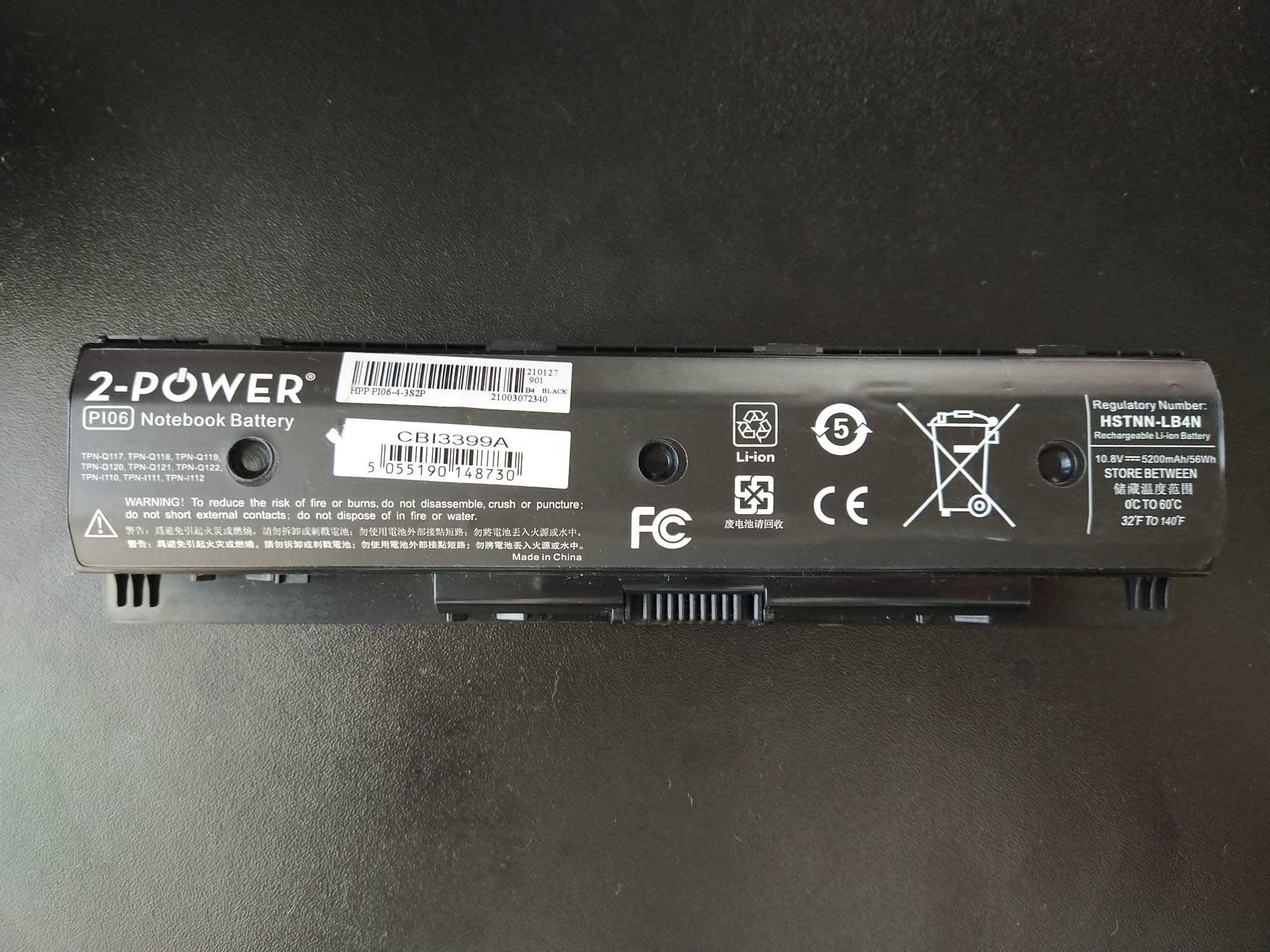 Bateria para HP Envy Notebook P106