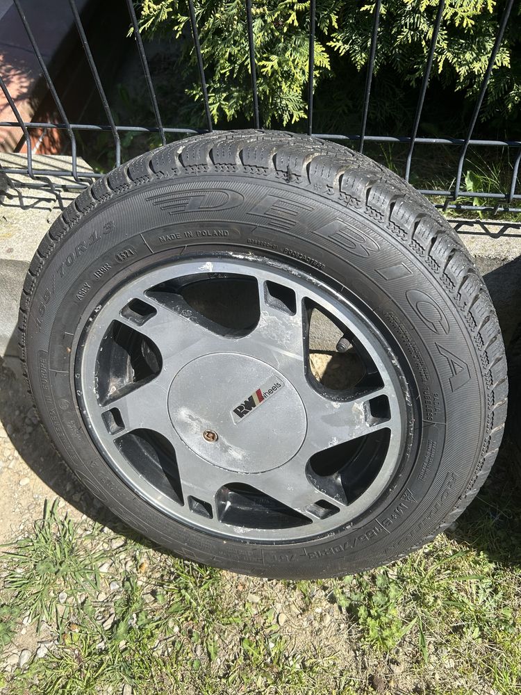 Alufelgi 13 cali z oponami frigo 155/70
