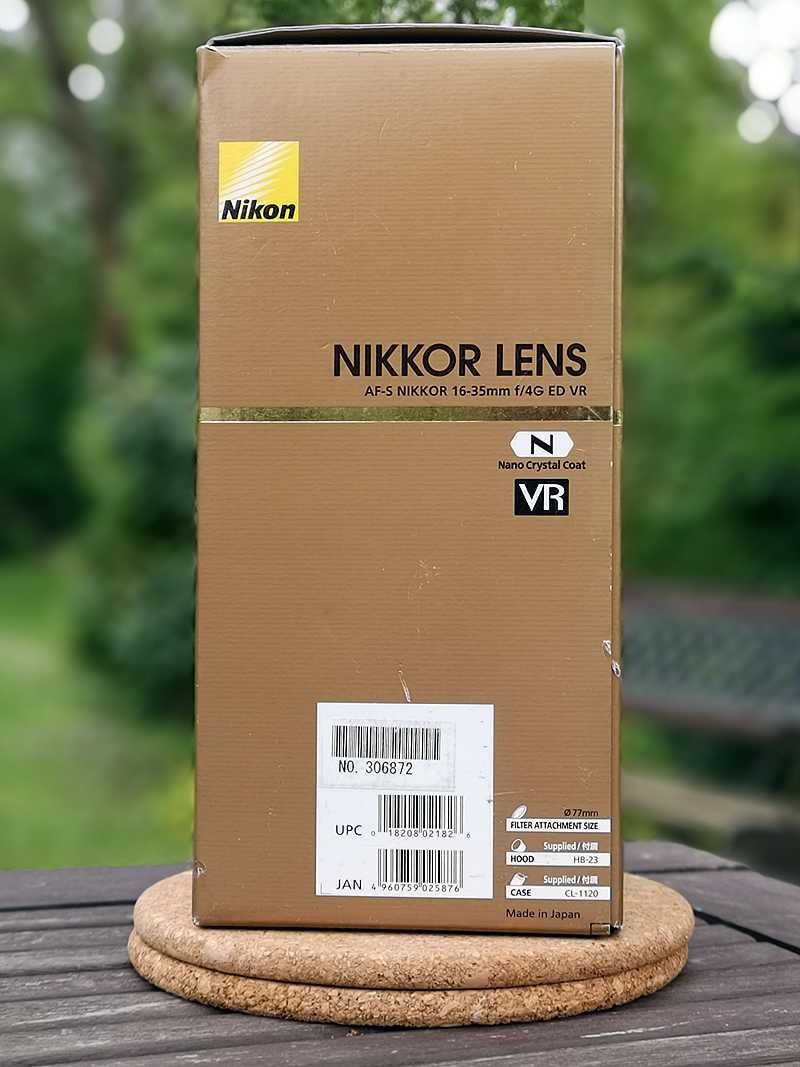 Sprzedam obiektyw : Nikkor 16-35mm f/4 G ED VR AF_S