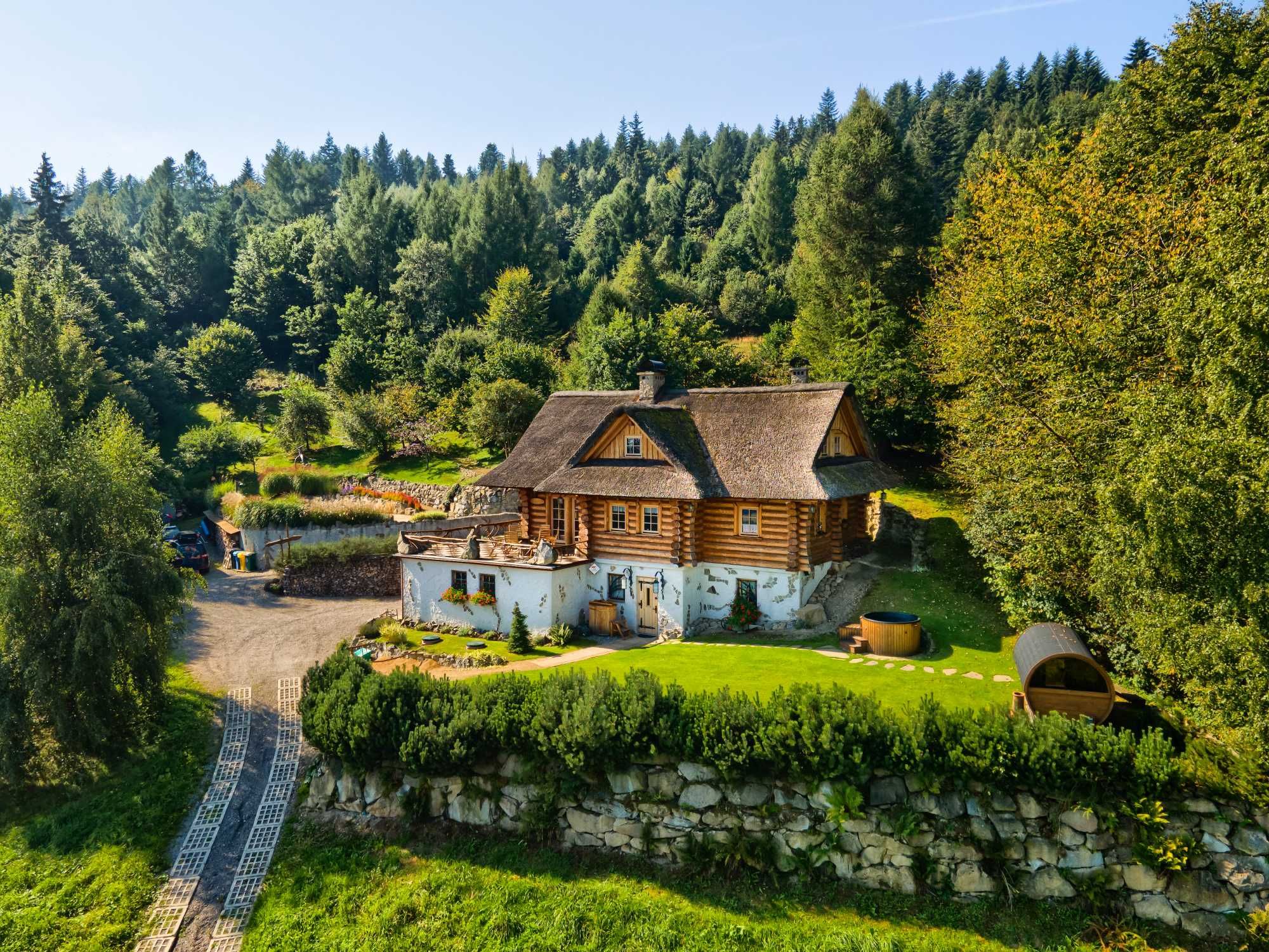 Chata Góralska Lipowa Beskidy Balia Jacuzzi, 3 x SAUNA, SPA