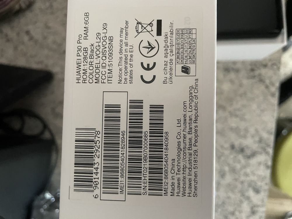 Huawei p30 pro 6/128 gb
