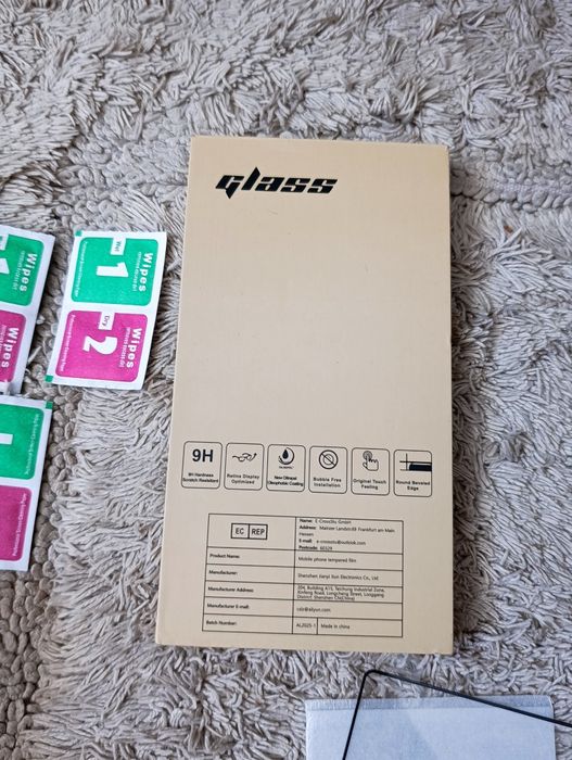 2 películas de vidro novas Samsung S25 Ultra