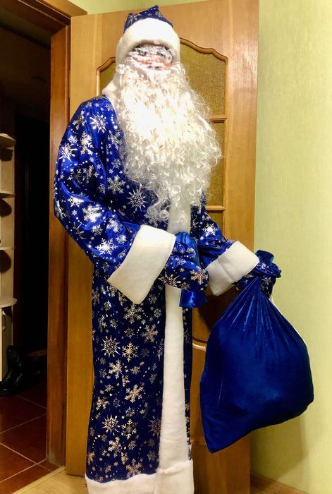 Дед Дід Мороз новогодний костюм Діда Діда Мороза Николая