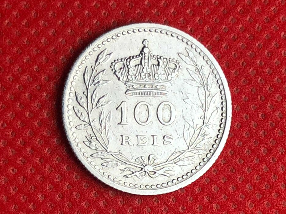 100 Reis Portugal - 1909 Prata D. Manuel II