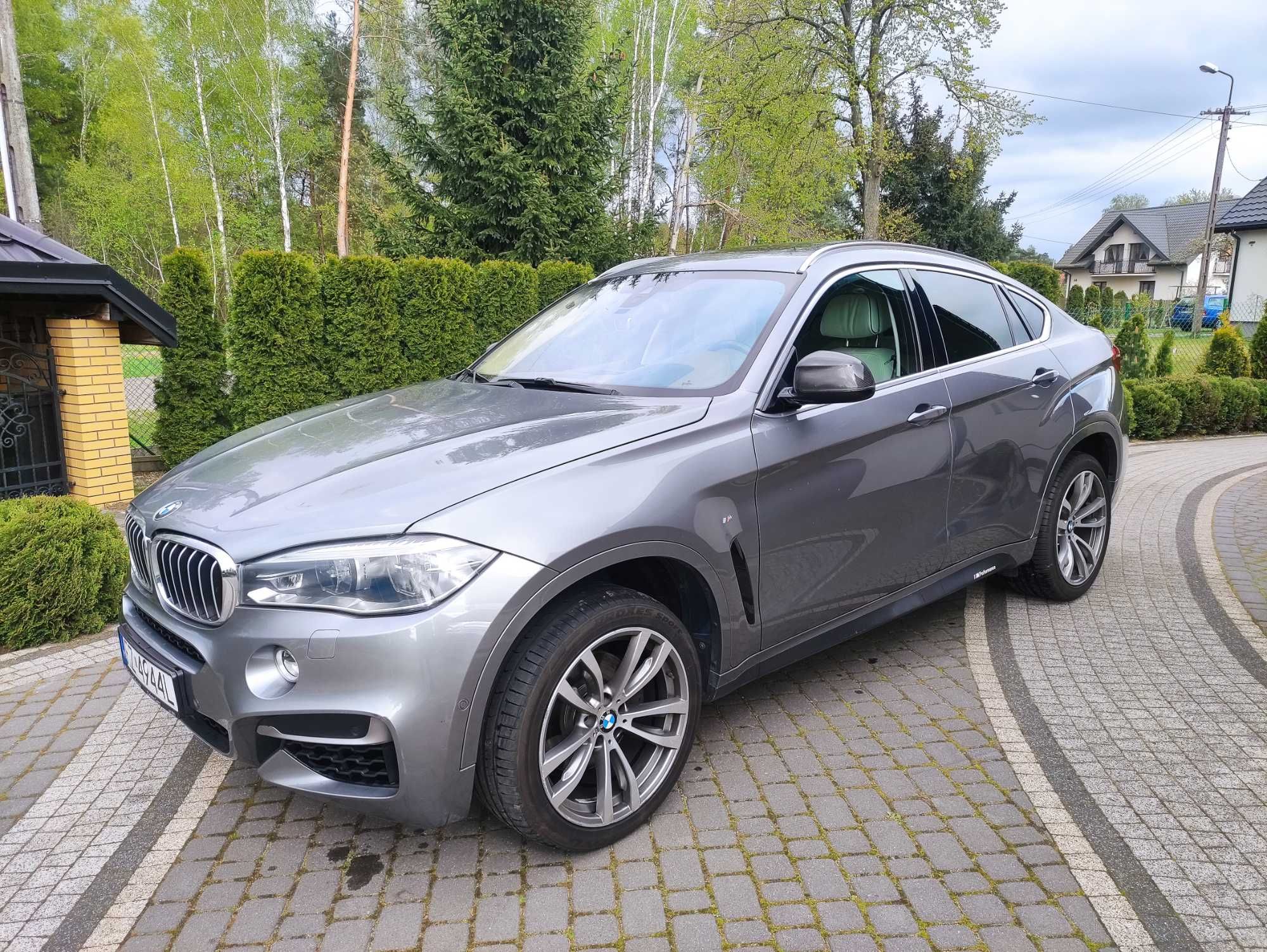 BMW X6 4.0D M Salon PL 313 KM Performance FV23% Ful opcja 2018 r
