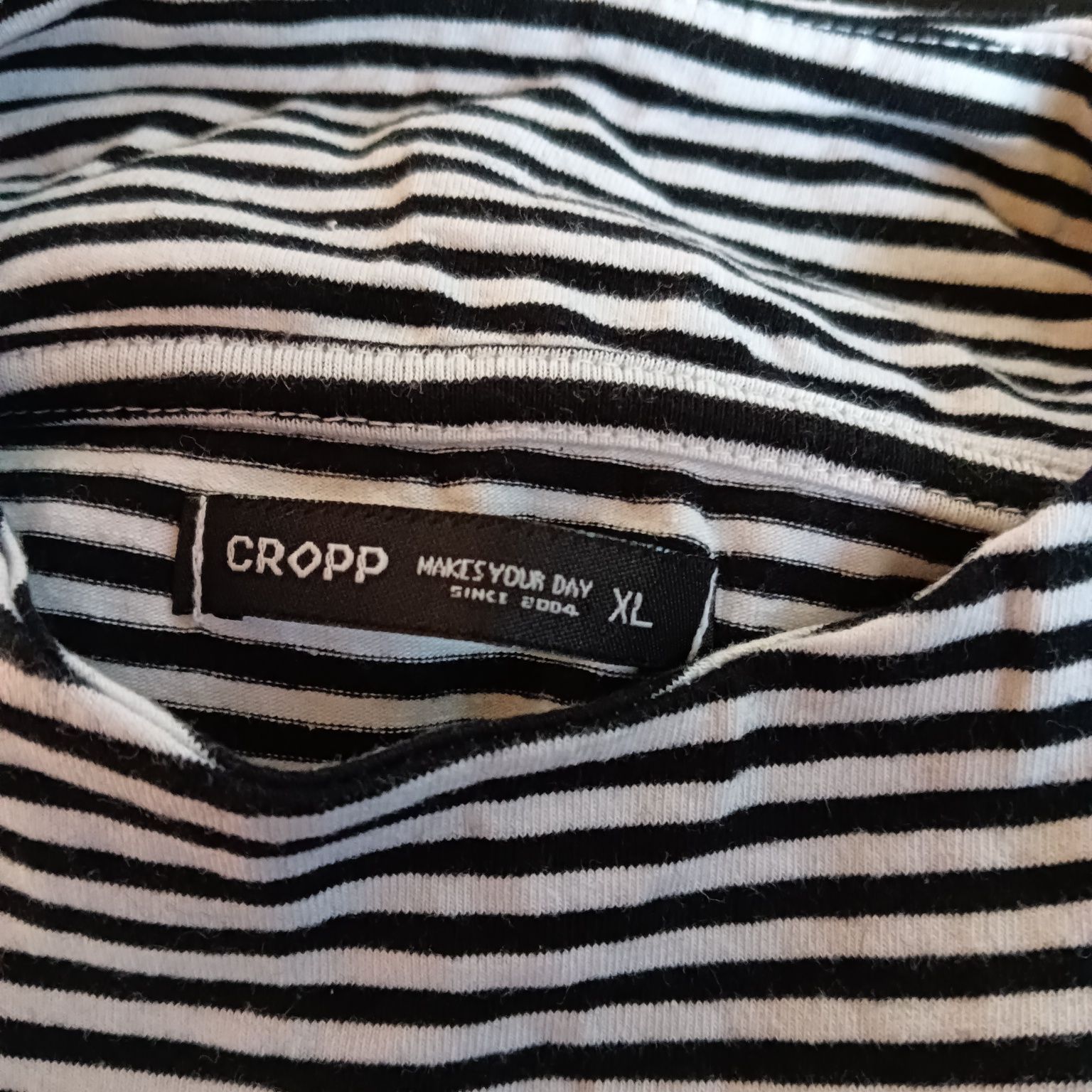 Bluzka w paski Cropp XL
