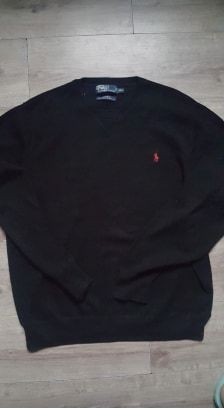 Ralph Lauren-sliczny sweterek-bluza xxl czarny