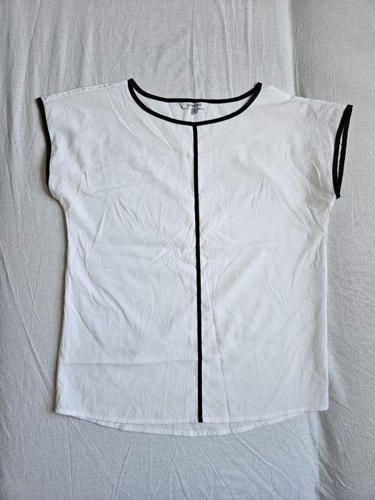 Biała koszulka z krótkim rękawem t-shirt Greenpoint