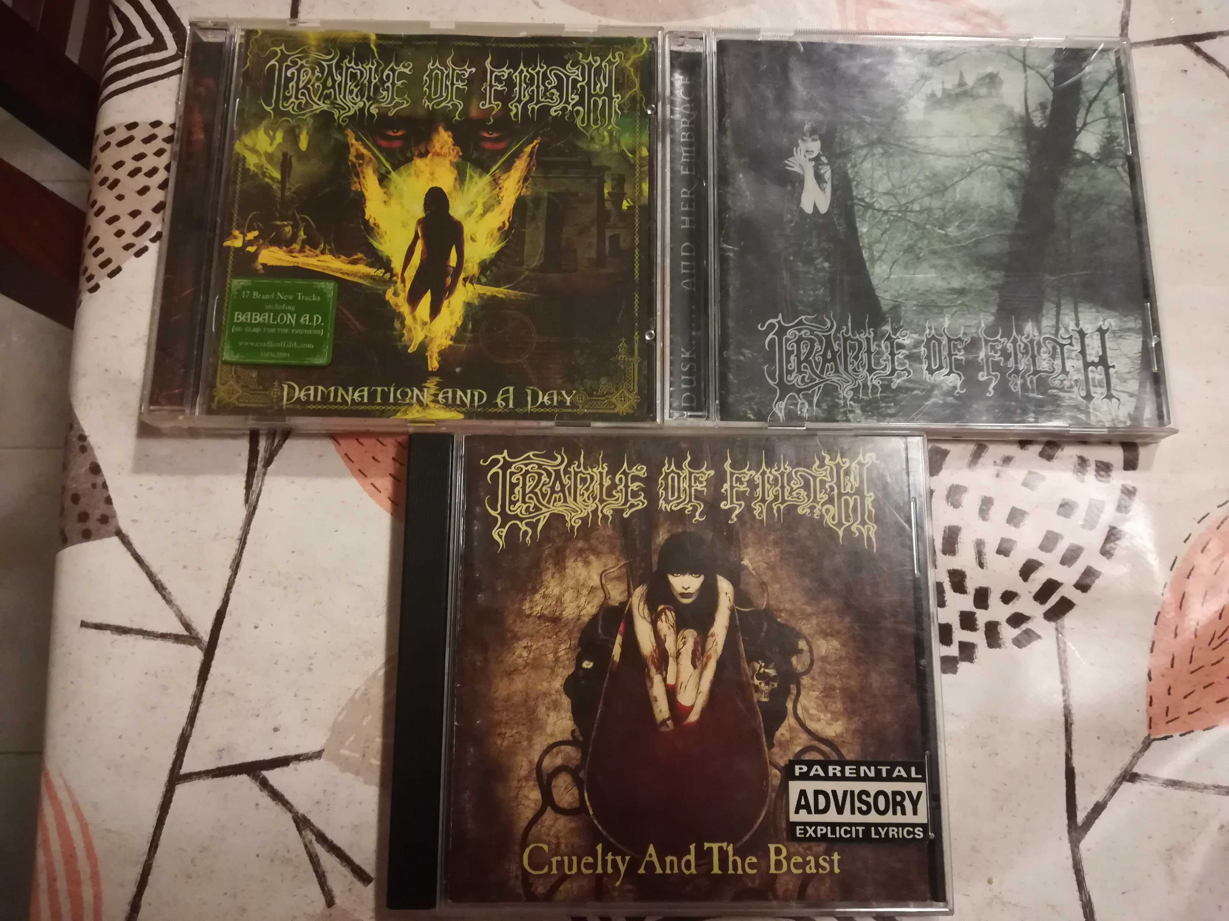 Cradle of Filth 3 Cd's (portes incluídos)