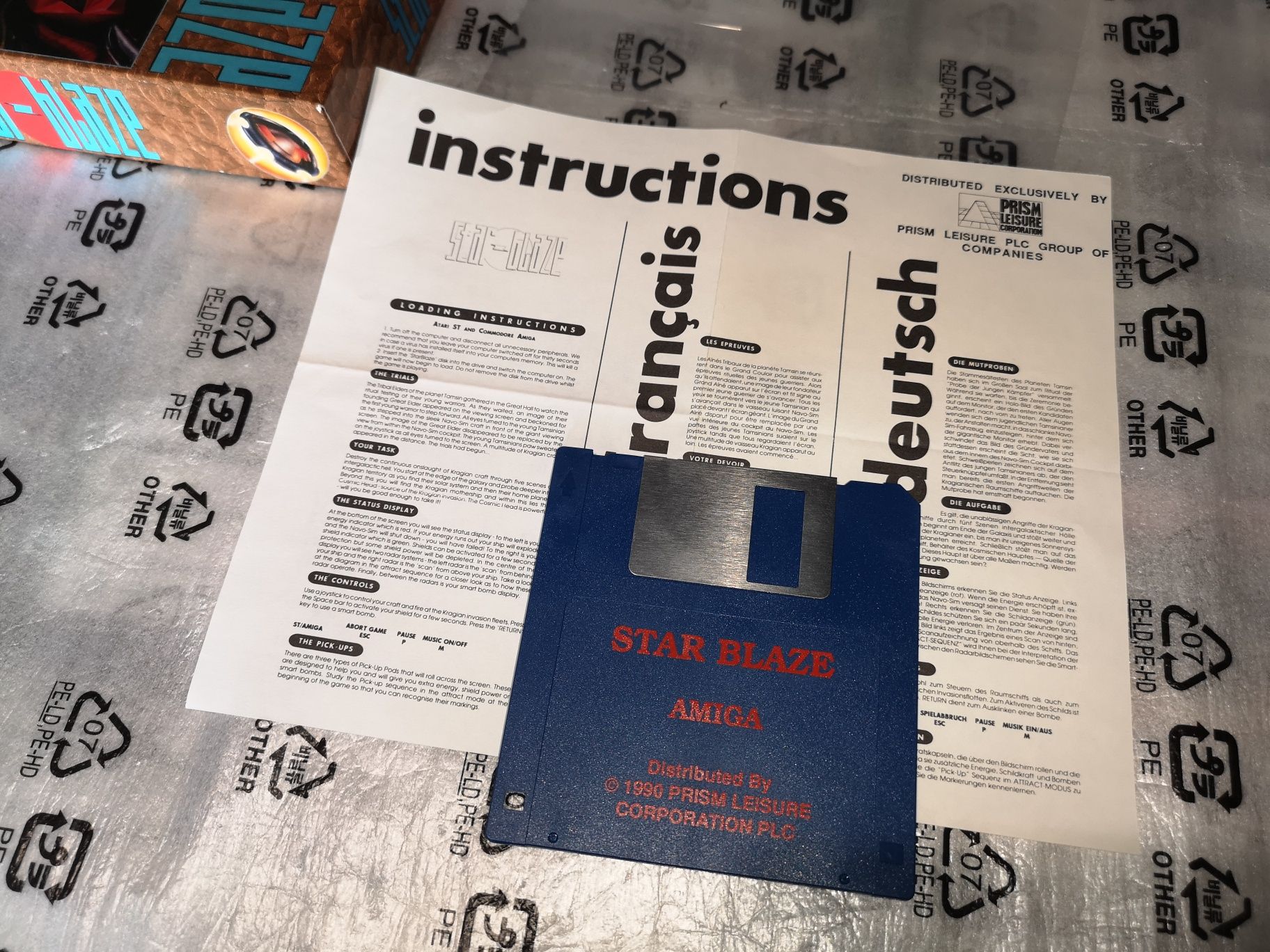 Star-Blaze AMIGA gra Big box (kolekcjonerska) kioskzgrami