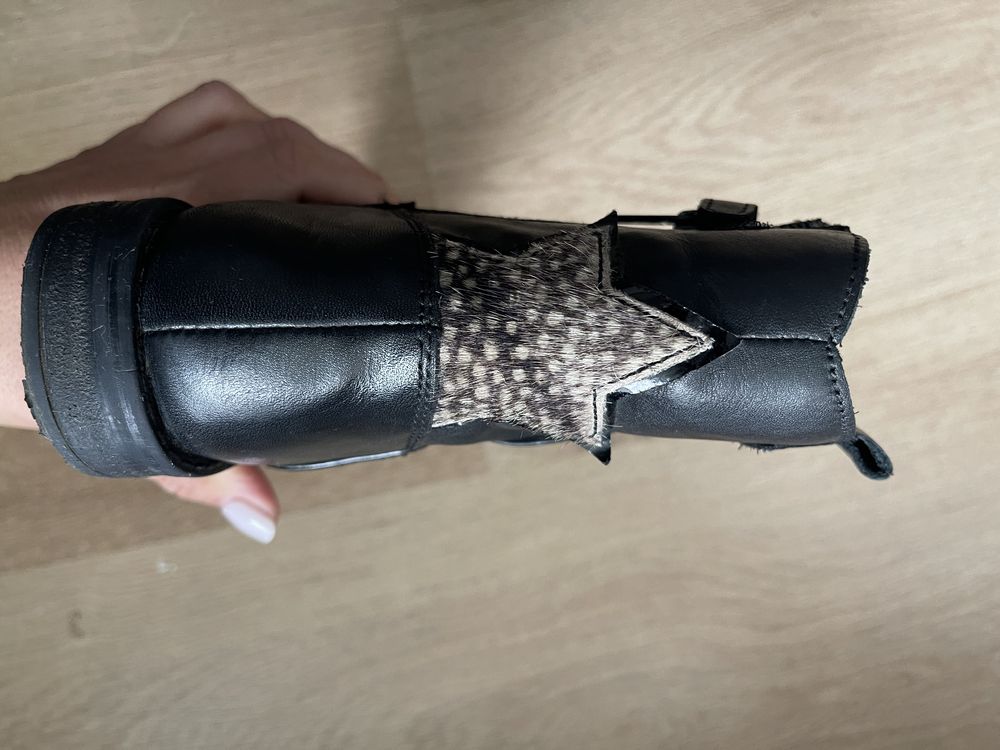 Kowbojki botki Friboo Skórzane rozmiar 27