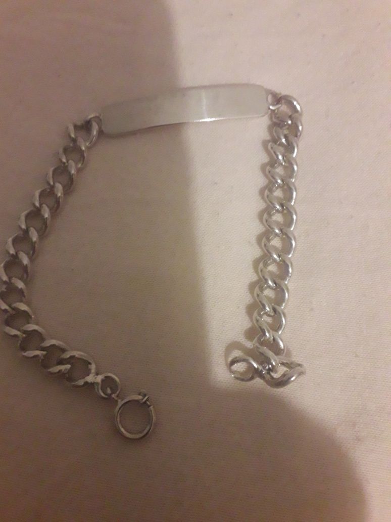 Magnifica pulseira em prata