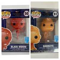 Pack Infinity Saga Black Widow 50 e Hawkeye 51 Funko Pop