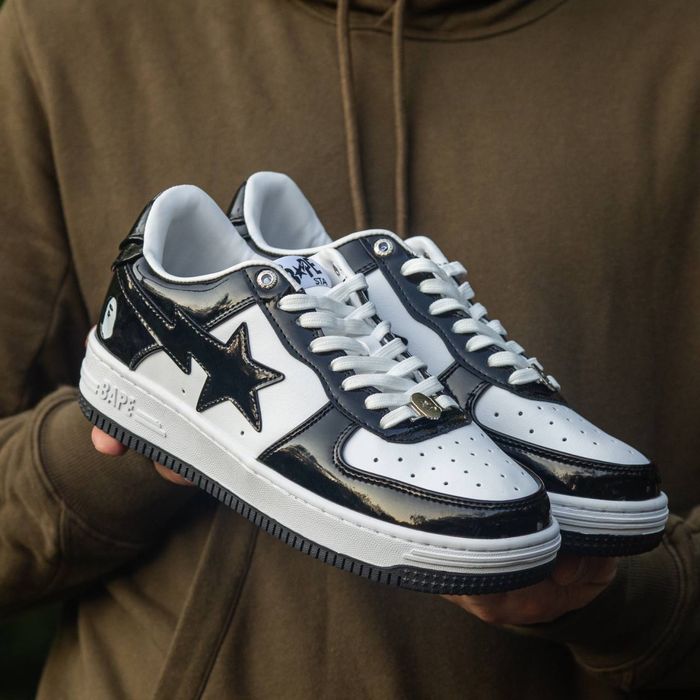 Buty Bape STA Patent Black 37-45 unisex trampki