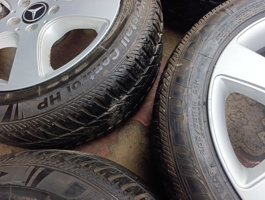 Диски литі r16 5*112 Mercedes Vw Passat Golf Jetta  Touran Skoda +шини