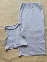 Komplet spódnica bluzka Sinsay XS