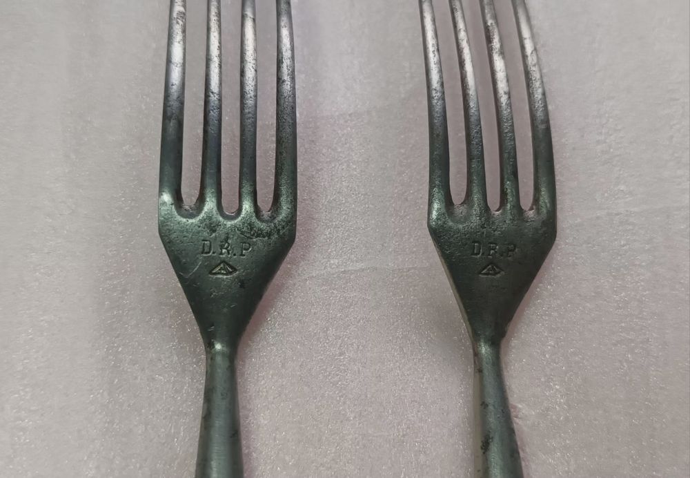 Garfos vintage (D.R.P.) Partido do Império Alemão