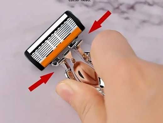 Набір для Гоління "Ergotrim" (станок та 6 змінніх картриджів)