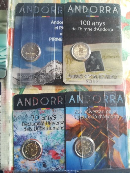 Moedas 2 Euros Andorra