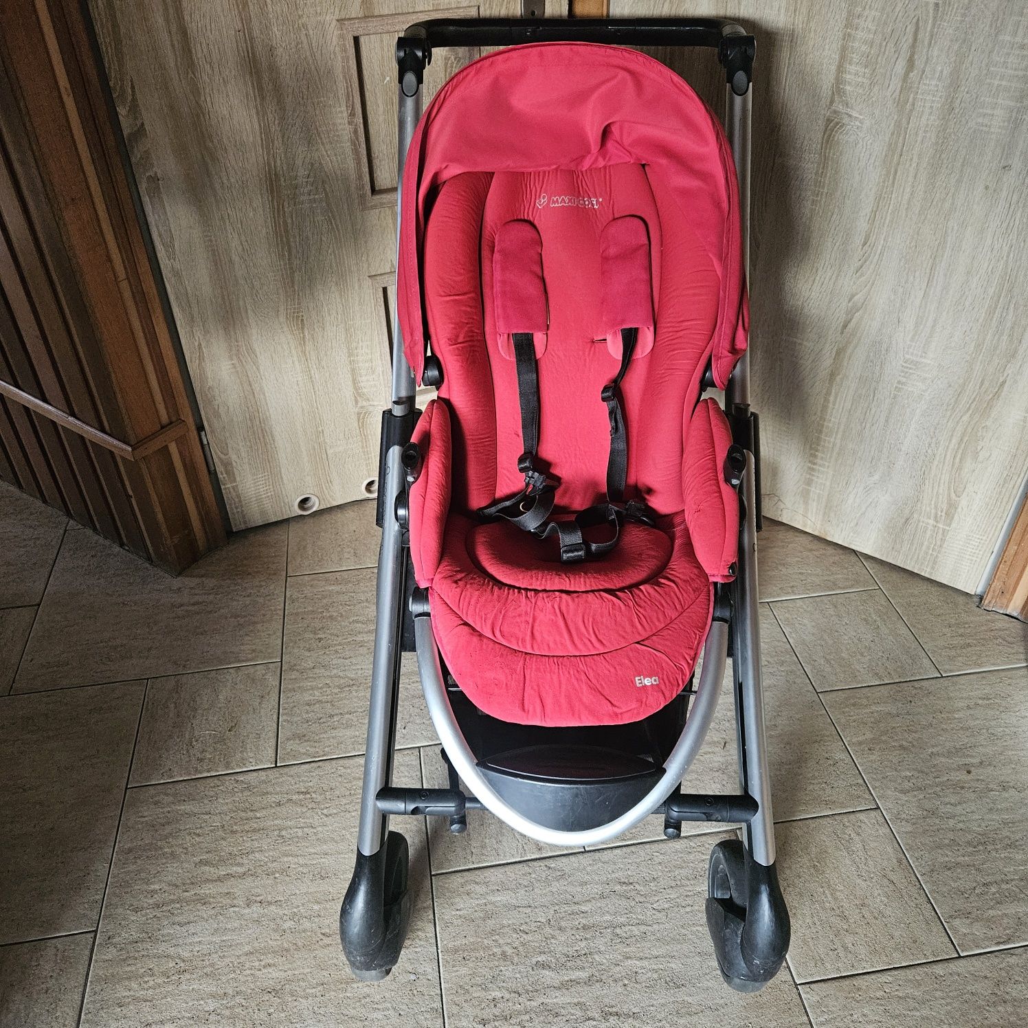 Wózek spacerowy dla dziecka spacerówka  maxi cosi elea czerwony