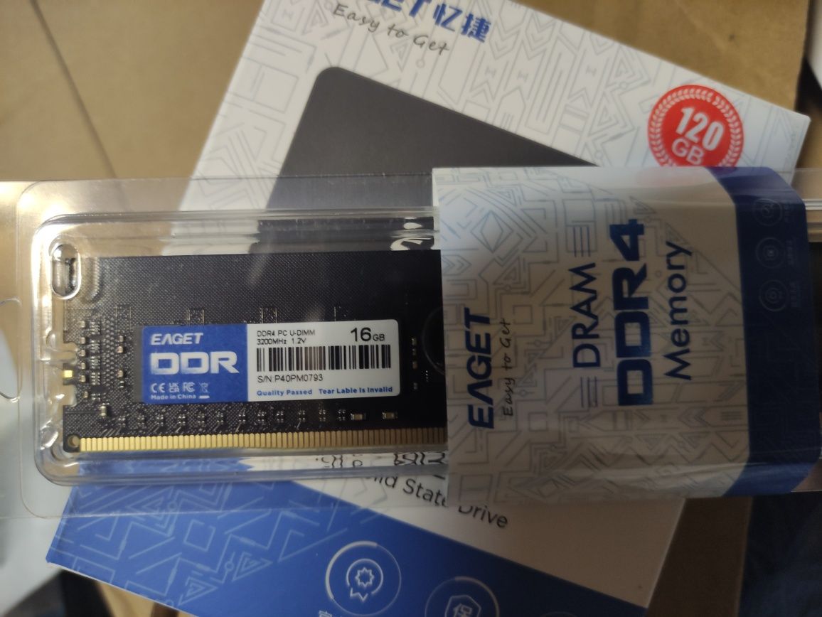 Нова оперативна пам'ять EAGET DDR4 3200MHz на 16Гб