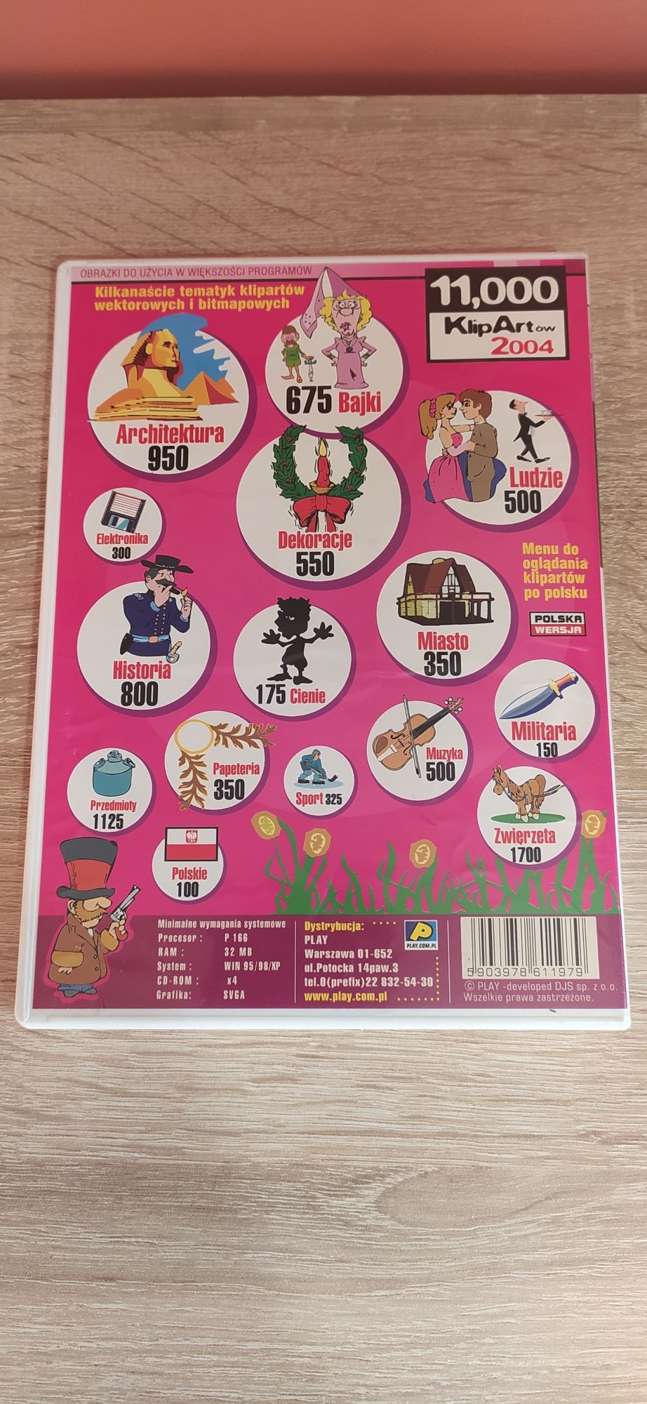 11000 klipartów. Program komputerowy