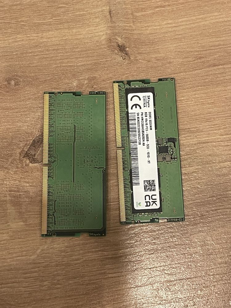 sk hynix ddr5 5600 sodimm 8gb 2штуки