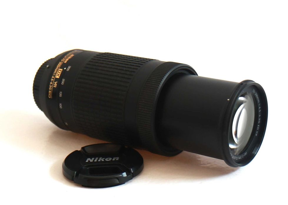 Lente Nikon AF-P 70-300mm VR objetiva em excelentes condições