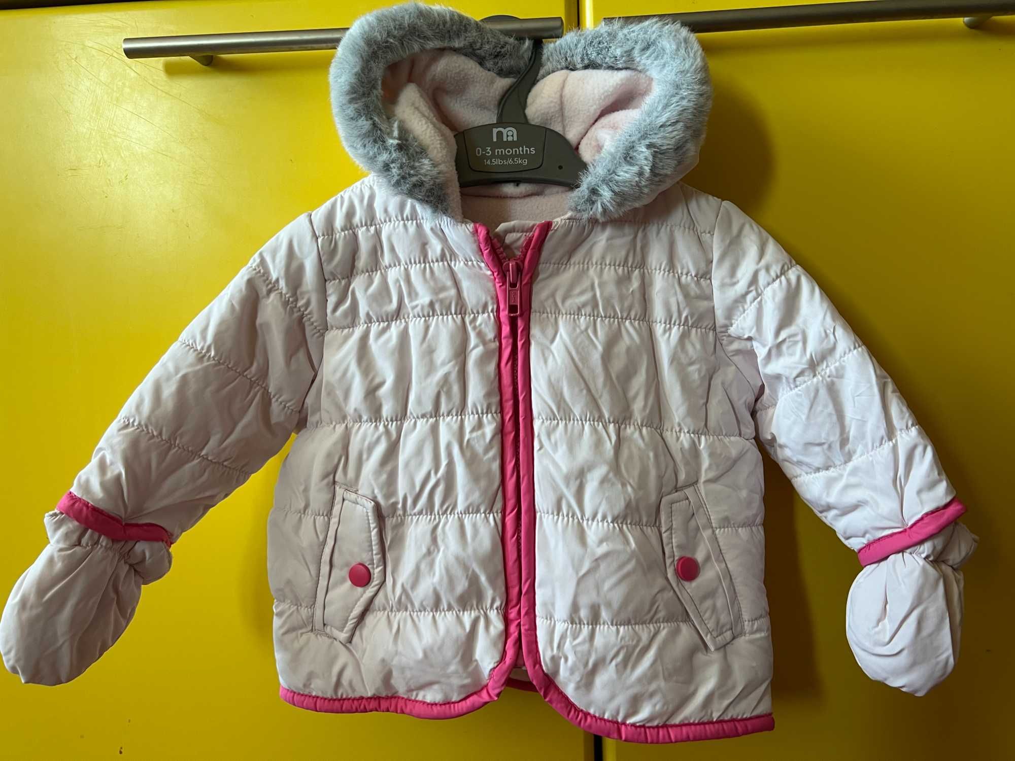 Комплект_Комбінезон з курткою для дівчаток Mothercare 0-3міс ОРИГІНАЛ