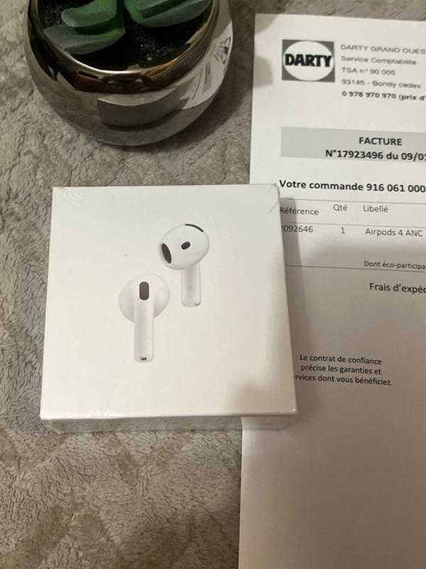słuchawkiAppleairpods4zA-N-C- NOWE z gwarancją-do iOSi iPad