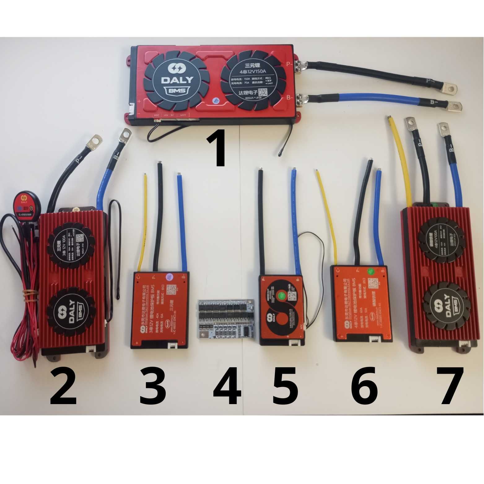 BMS разных типов,Lifepo4,Li-ion 40A - 150A