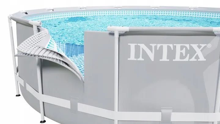 Basen Stelażowy Ogrodowy 305x76cm INTEX POMPA 9w1 Wytrzymały OKAZJA!