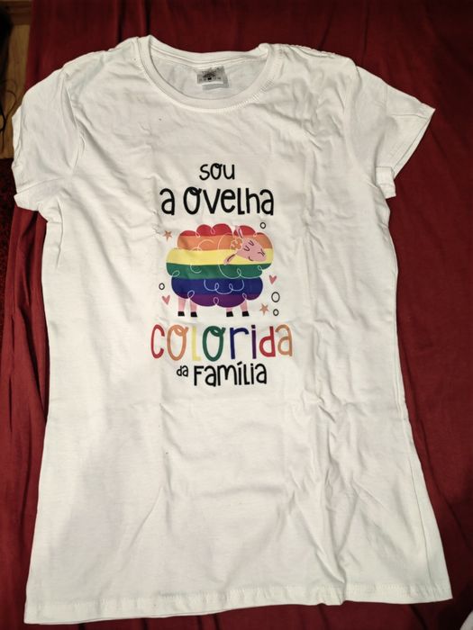 T-shirt ovelha colorida